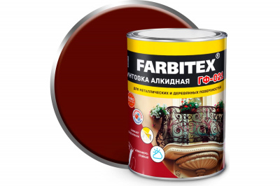 Грунтовка ГФ-021 FARBITEX (красно-коричневый 0,8 кг (14шт)) Грунтовка ГФ-021 FARBITEX (красно-коричневый 0,8 кг (14шт))