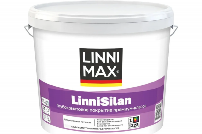 Краска водно-дисперсионная для внутренних работ LINNIMAX LinniSilan / ЛИННИМАКС ЛинниСилан (0,9 л)