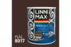 Эмаль алкидно-уретановая по ржавчине 3 в 1 LINNIMAX / ЛИННИМАКС (RAL 8017 шоколадная 0,75 л)